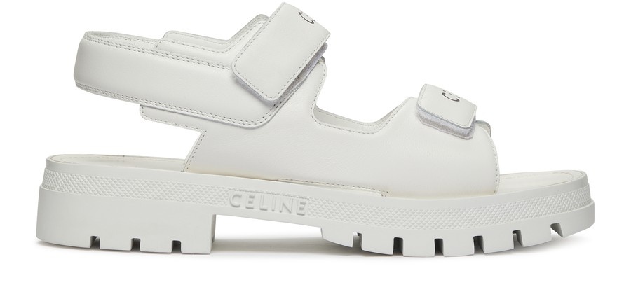 CELINE Celine Leo Scratch Sandal In Calfskin | 24s | REVERSIBLE