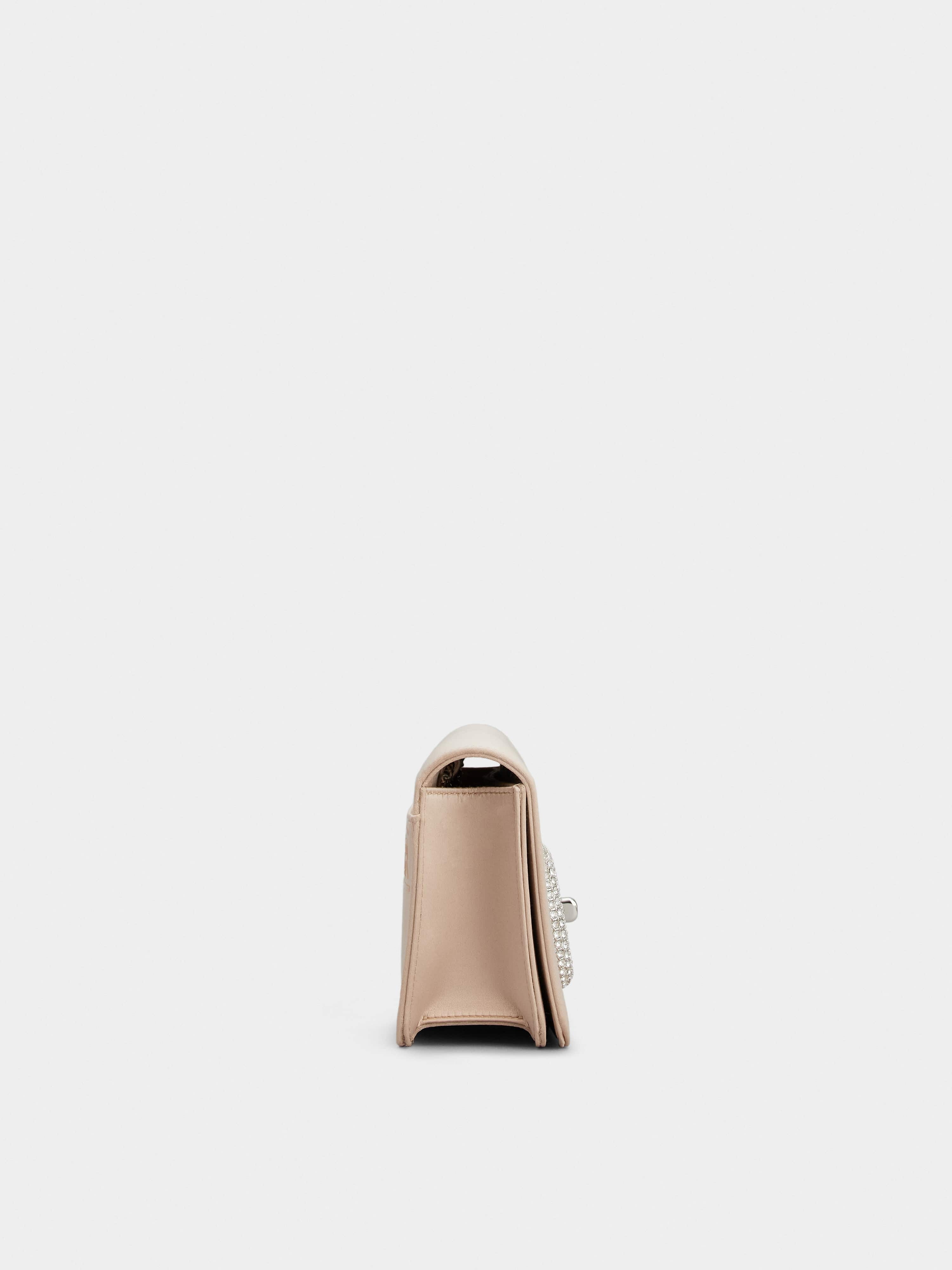 Viv' Choc Jewel Mini Bag in Satin - 4