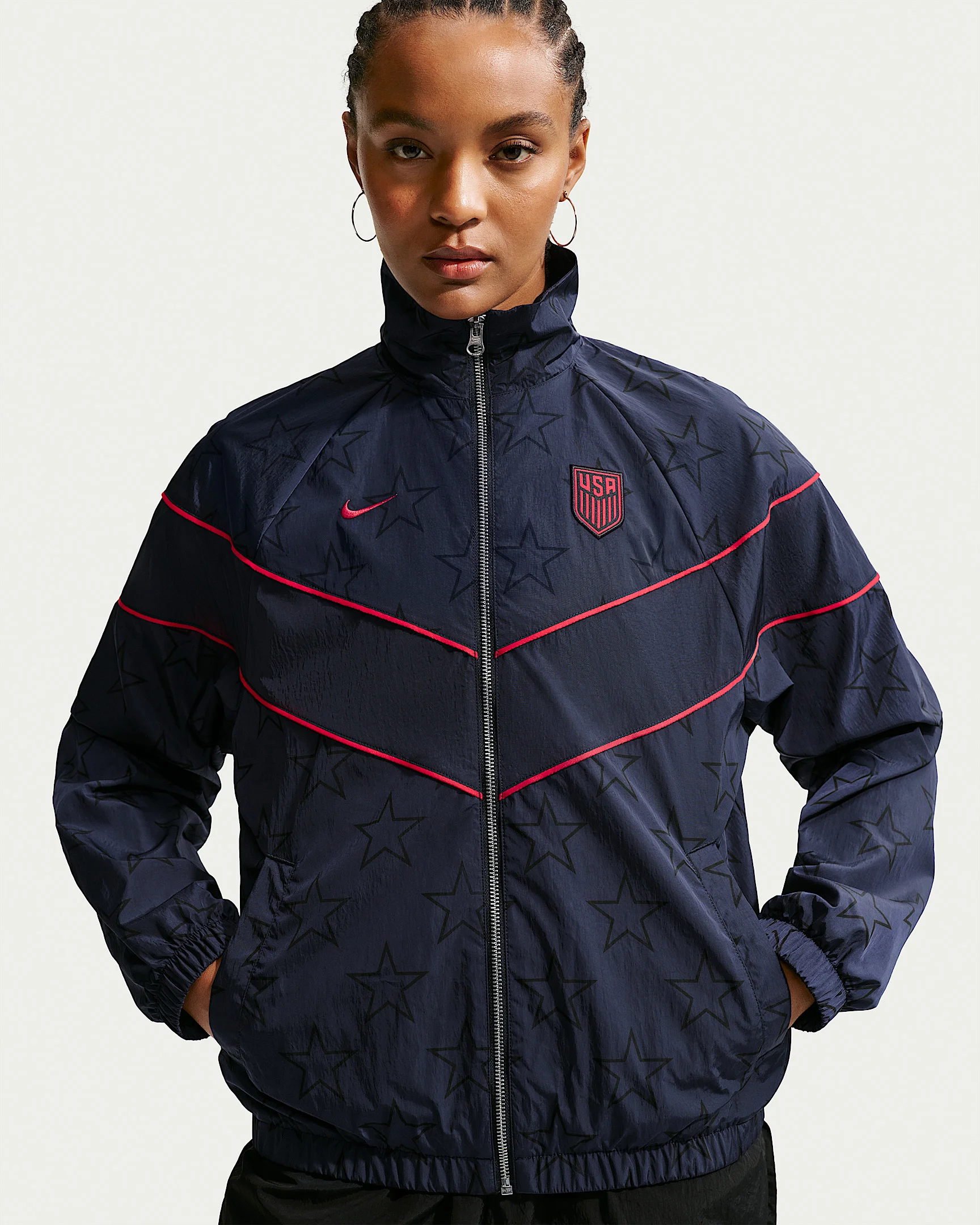 USMNT Windrunner Women's Nike Soccer UV Woven Jacket - 1