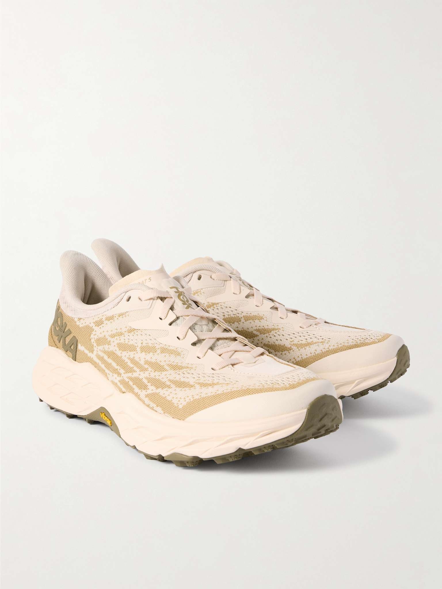 HOKA Speedgoat Rubber-Trimmed Mesh Sneakers mrporter REVERSIBLE