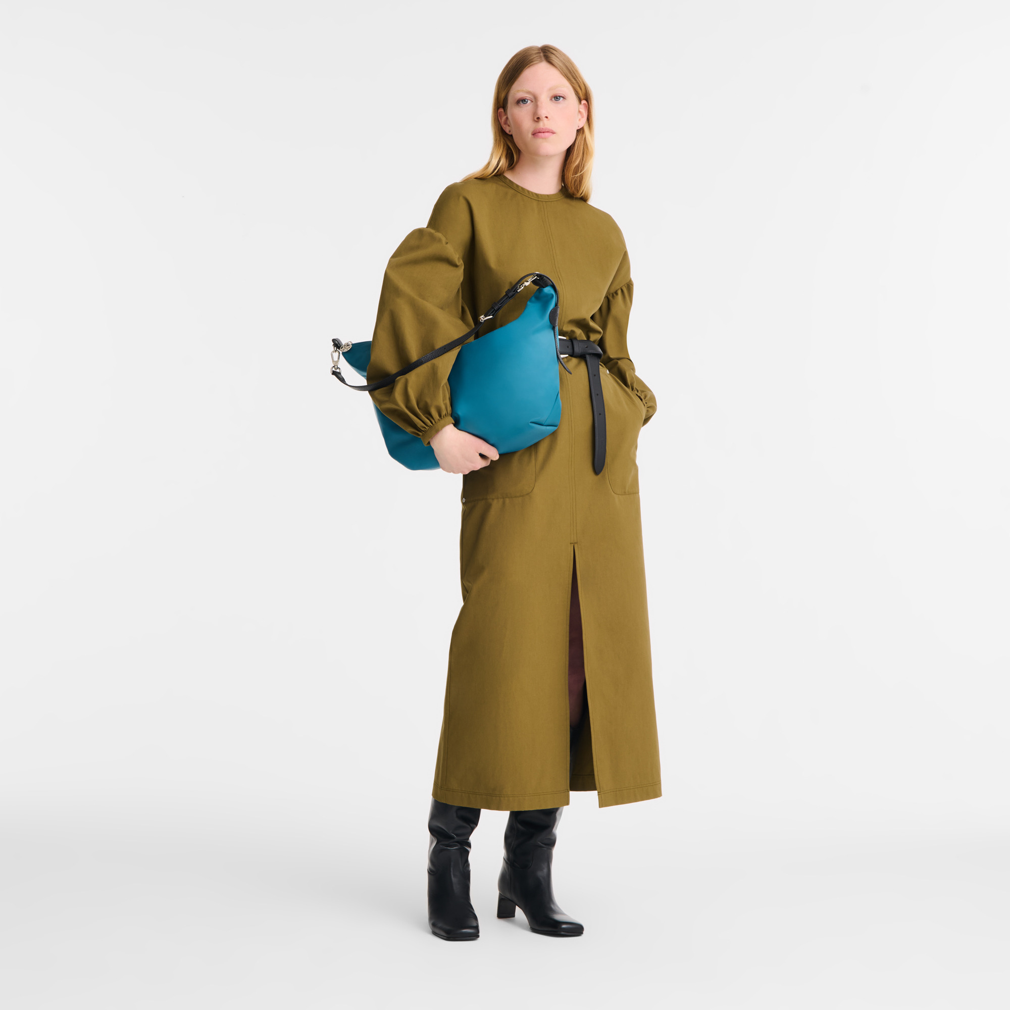 Le Slouchy M Hobo bag Peacock - Canvas - 2
