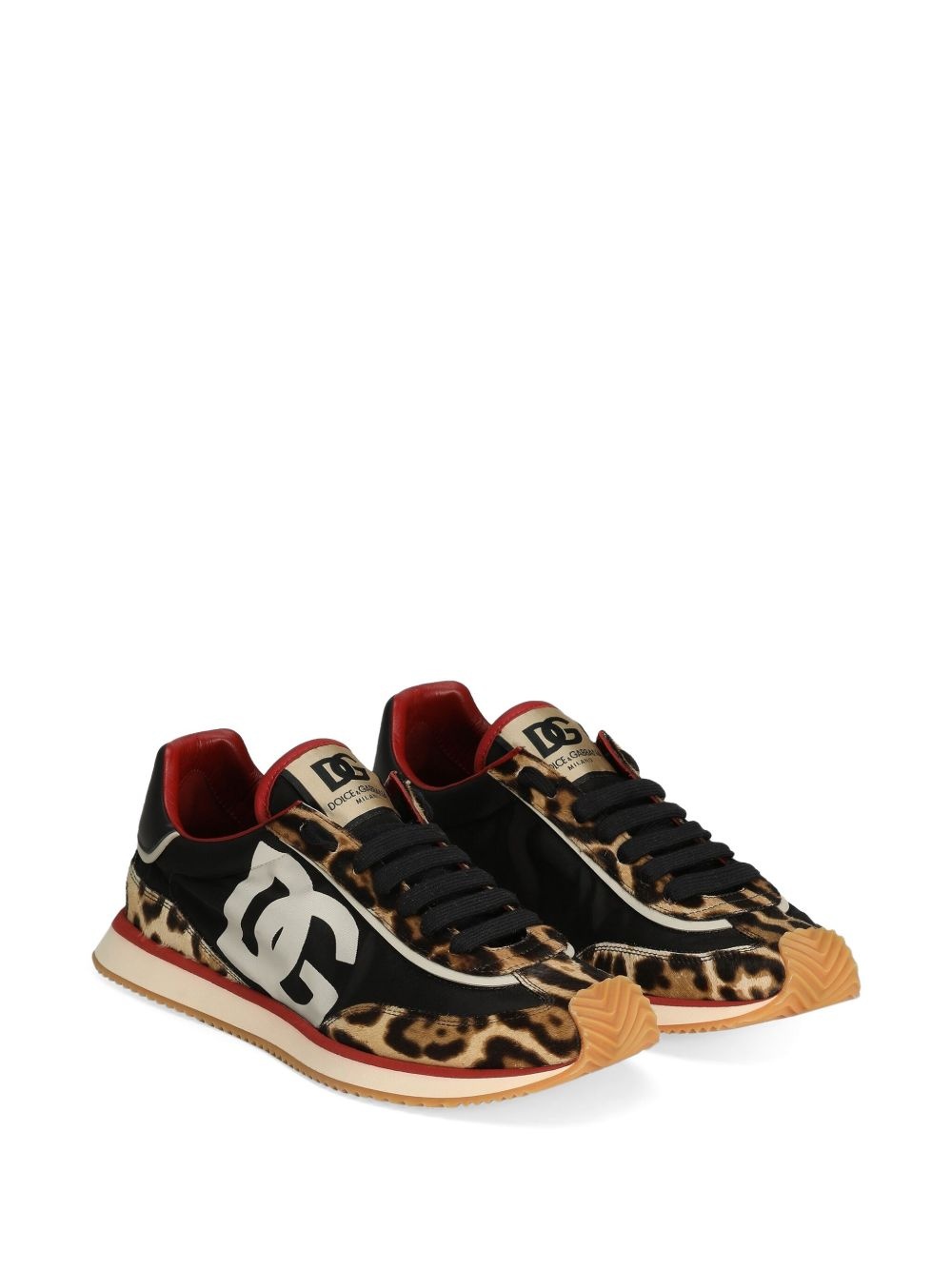 leopard-print sneakers - 2