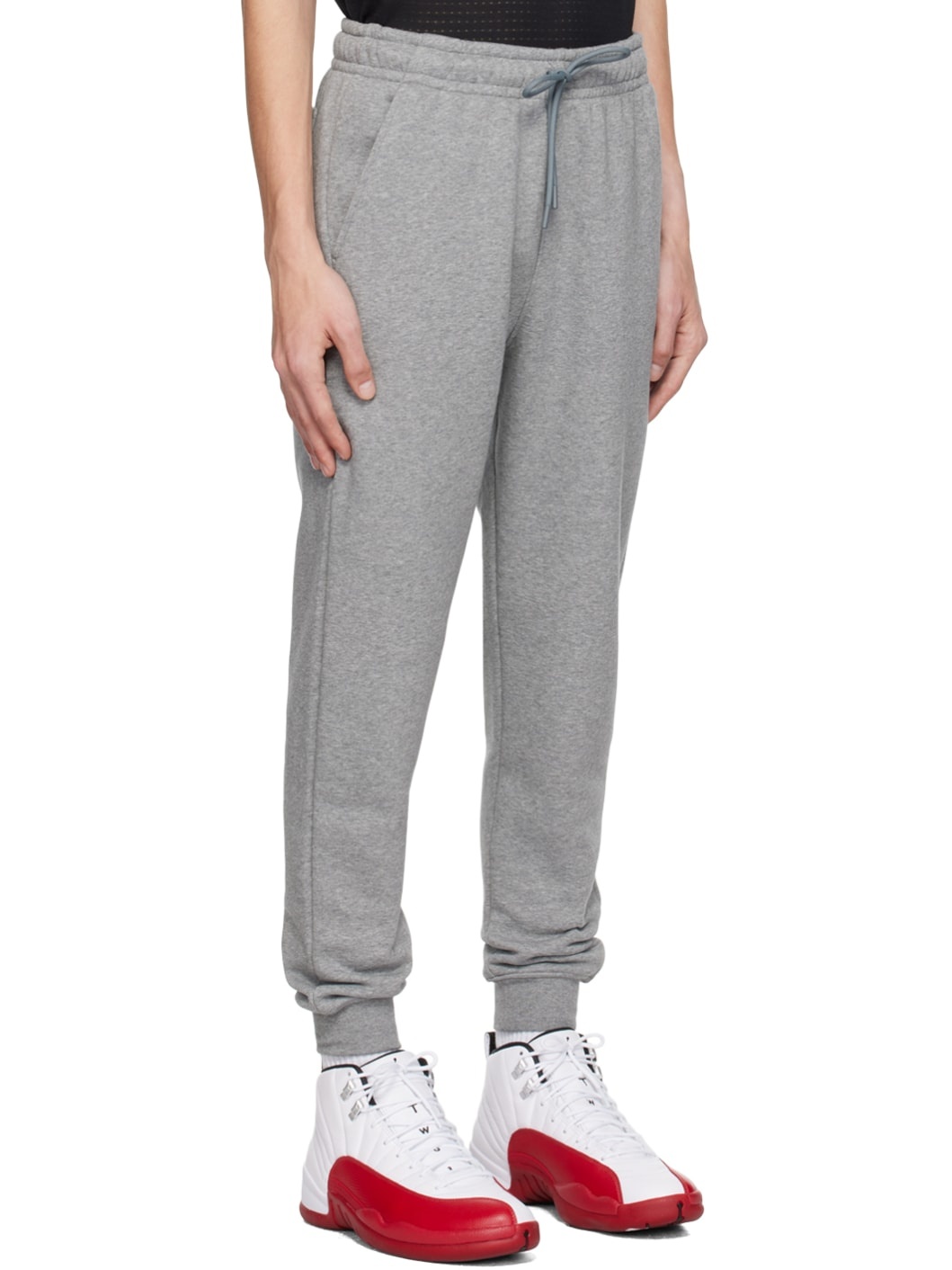Gray Embroidered Sweatpants - 2