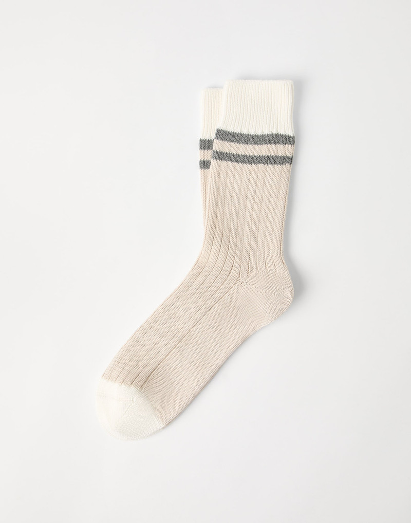 Cotton socks with stripes 1