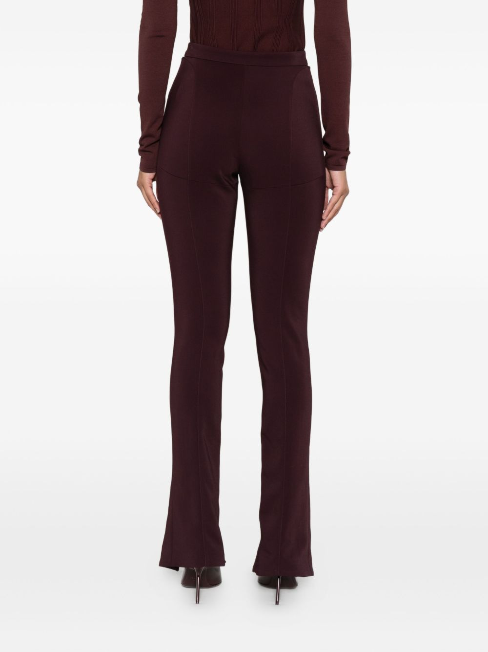 split-hem trousers - 4