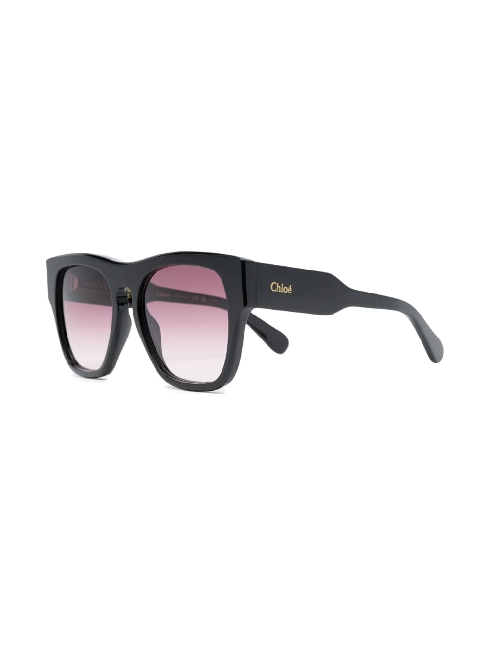 polished square-frame sunglasses - 2