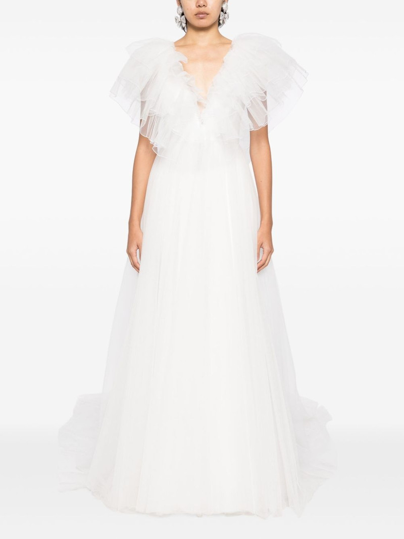 JENNY PACKHAM Ibis crystal bridal gown outlook