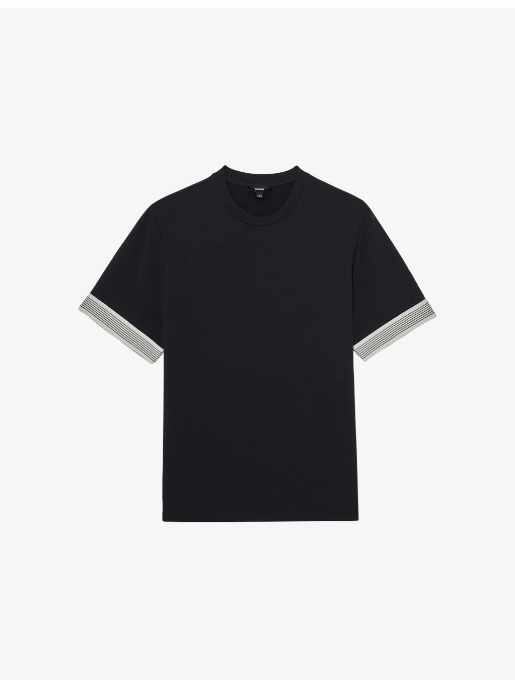 Aries Striped-Trim Stretch-Woven T-Shirt - 1