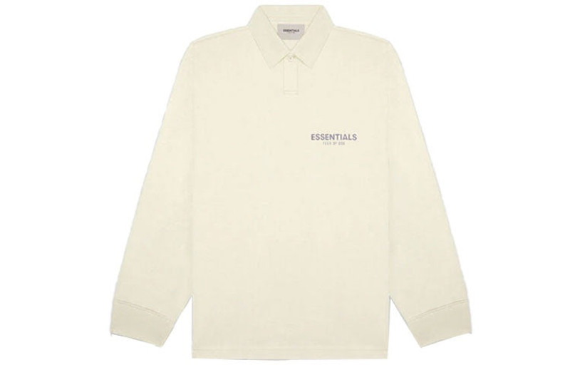ESSENTIALS Fear of God Essentials FW20 Long Sleeve Polo Shirt 'Cream' FOG-FW20-365 outlook
