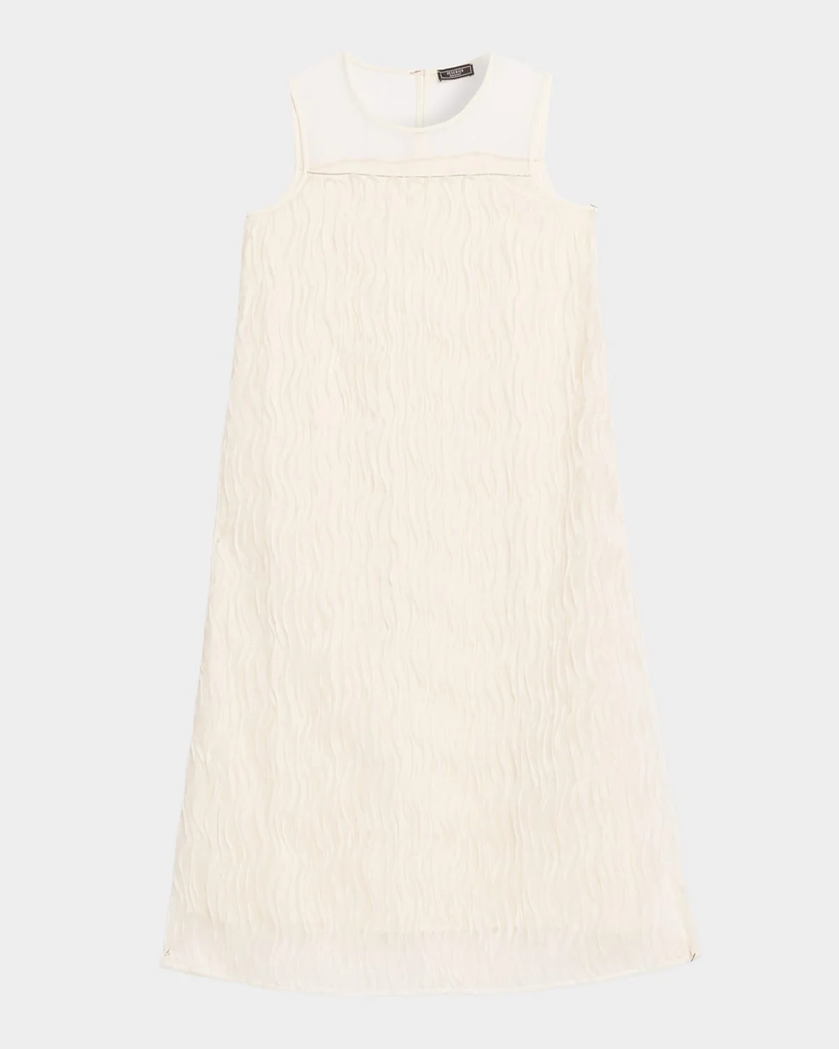 Sleeveless A-Line Midi Dress - 1