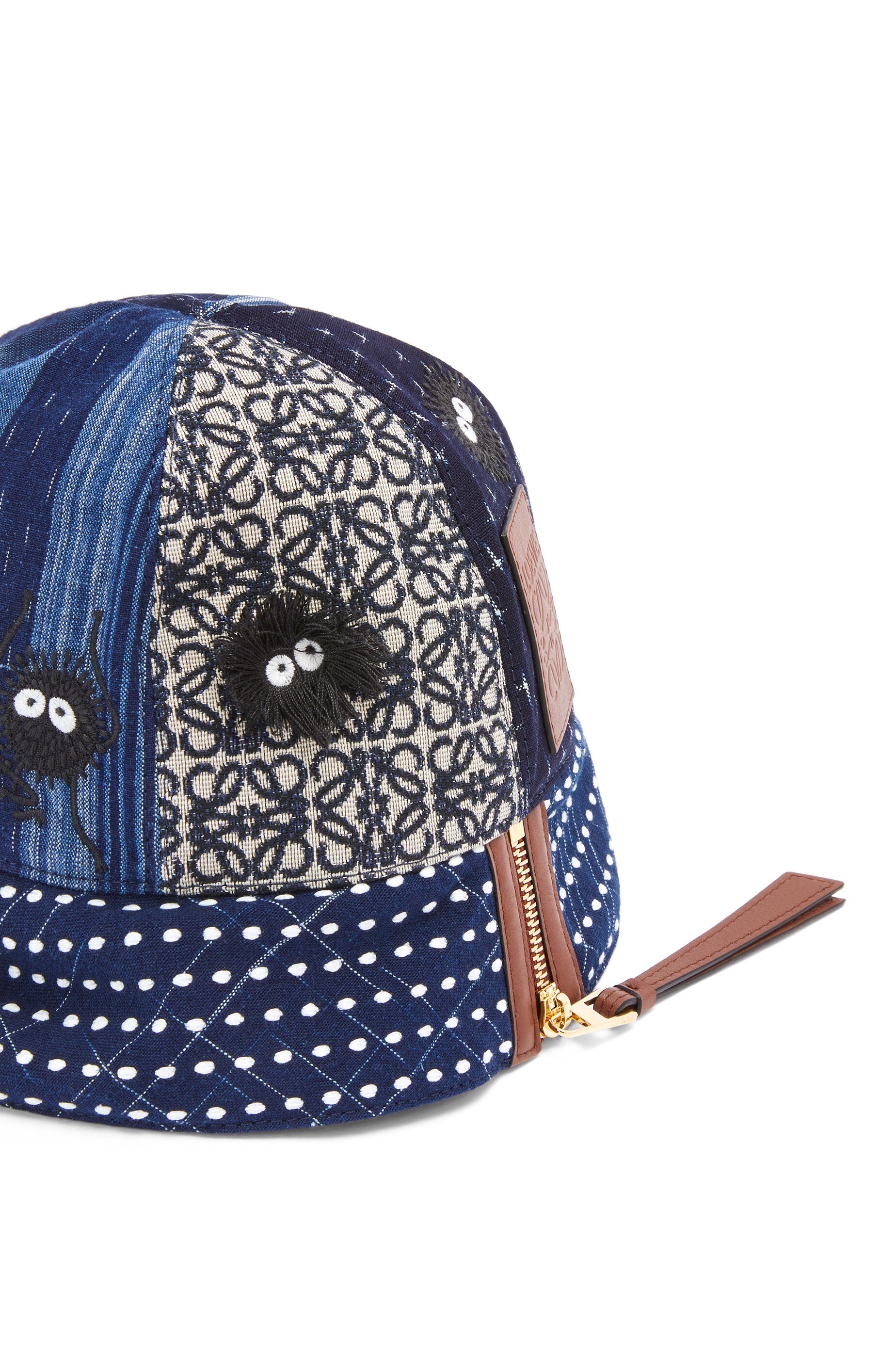Boro bucket hat in textile and calfskin - 5