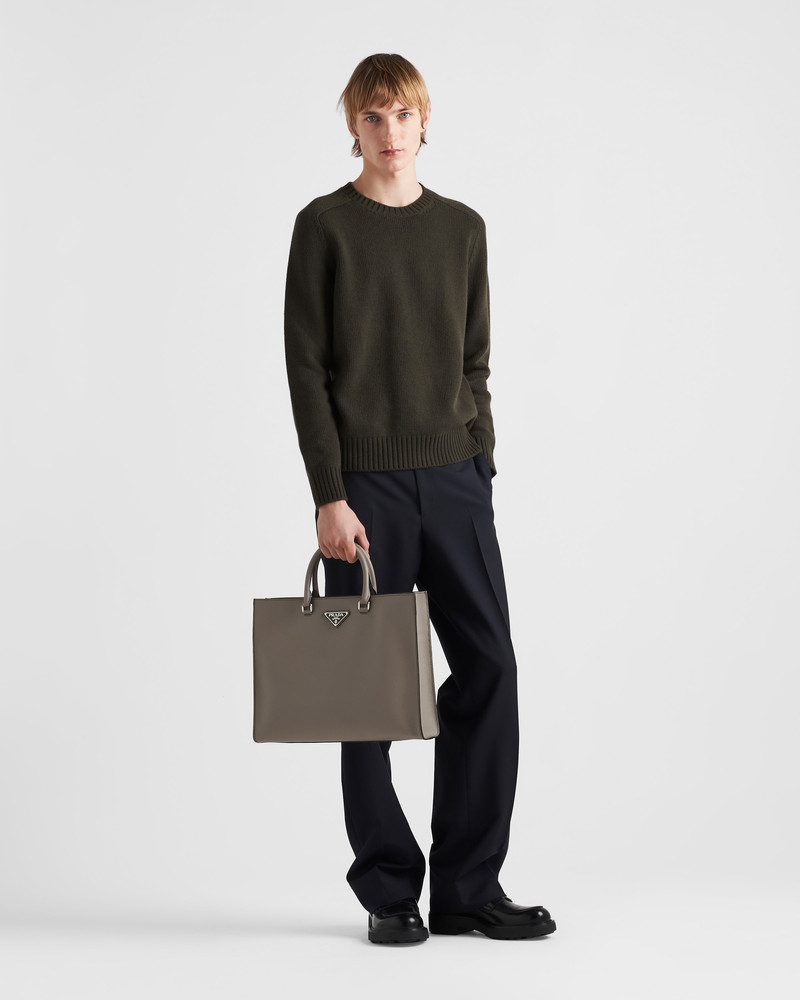 Prada Saffiano leather tote bag outlook
