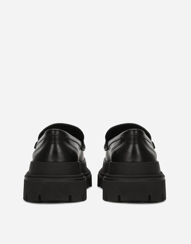 Brushed calfskin hi-trekking loafers - 3