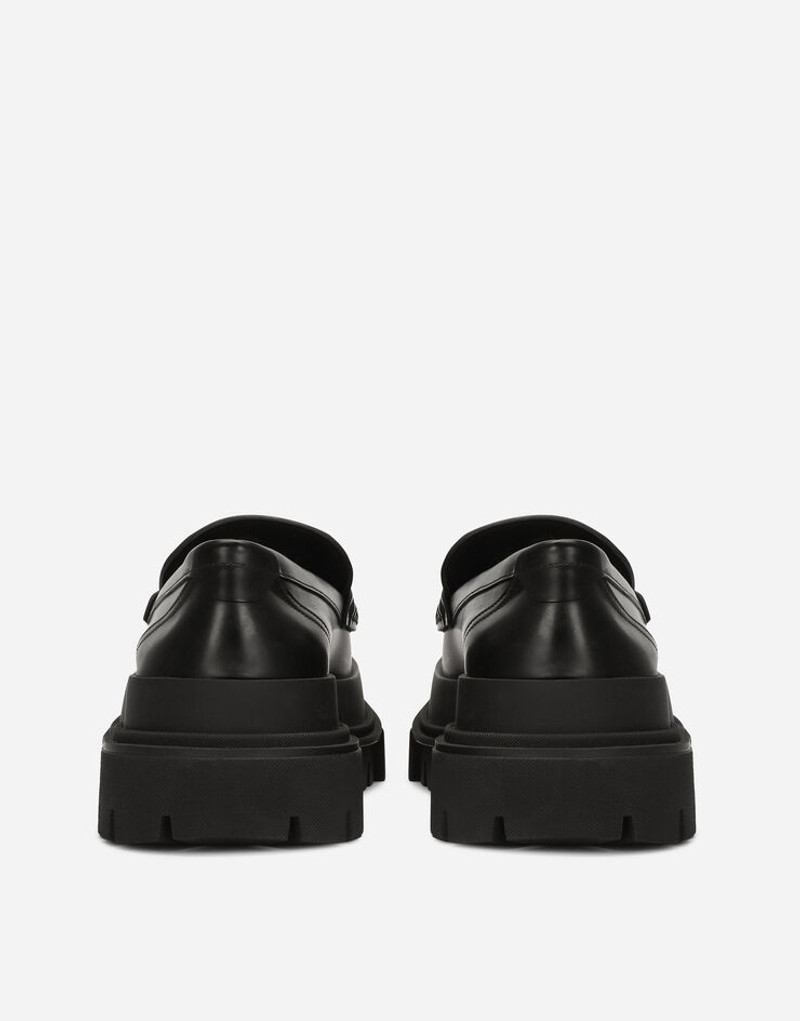 Dolce & Gabbana Brushed calfskin hi-trekking loafers outlook