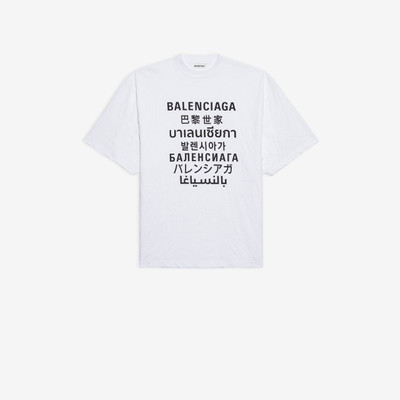 BALENCIAGA Languages XL T-shirt outlook