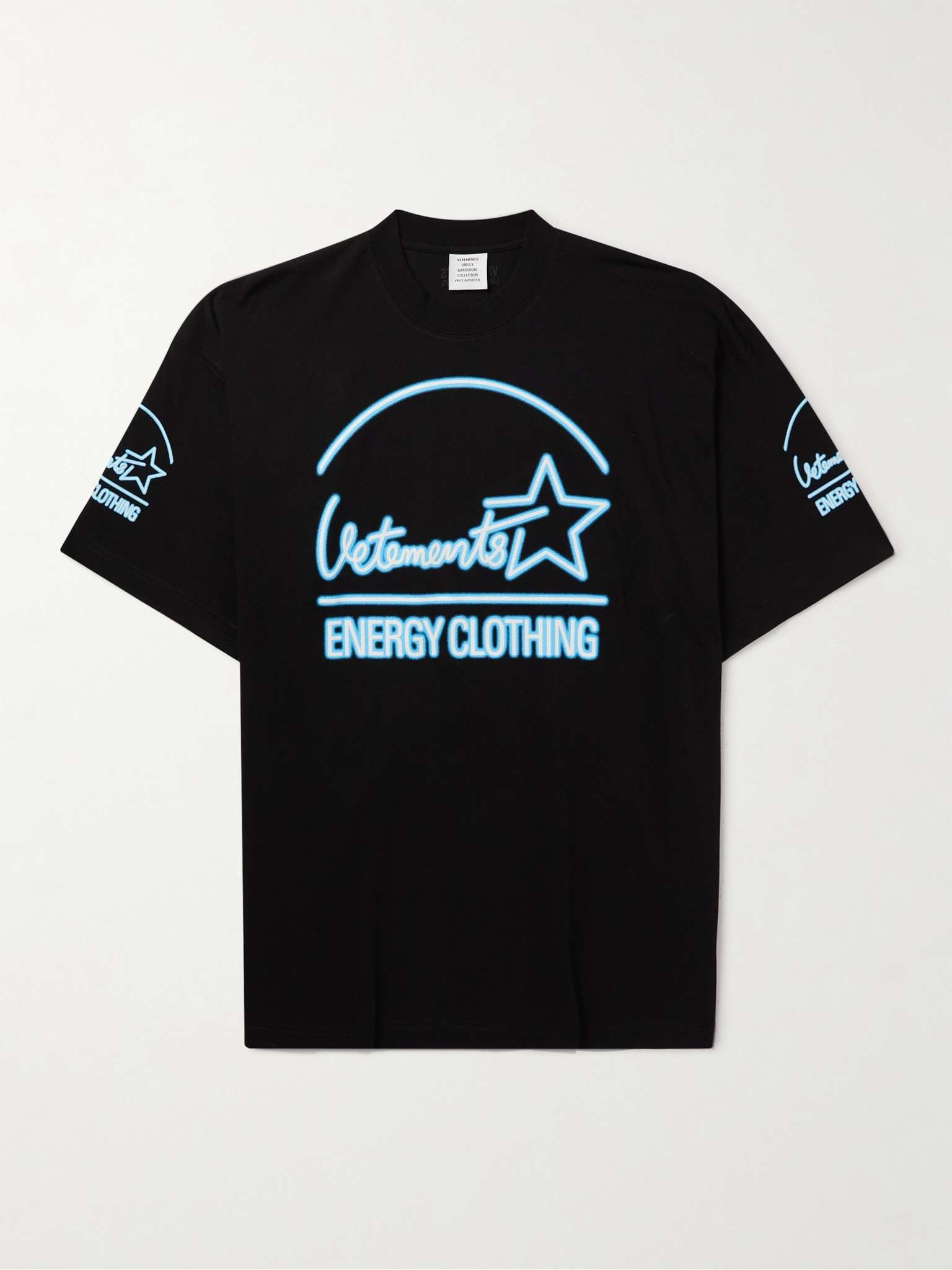Oversized Logo-Print Cotton-Jersey T-Shirt - 1
