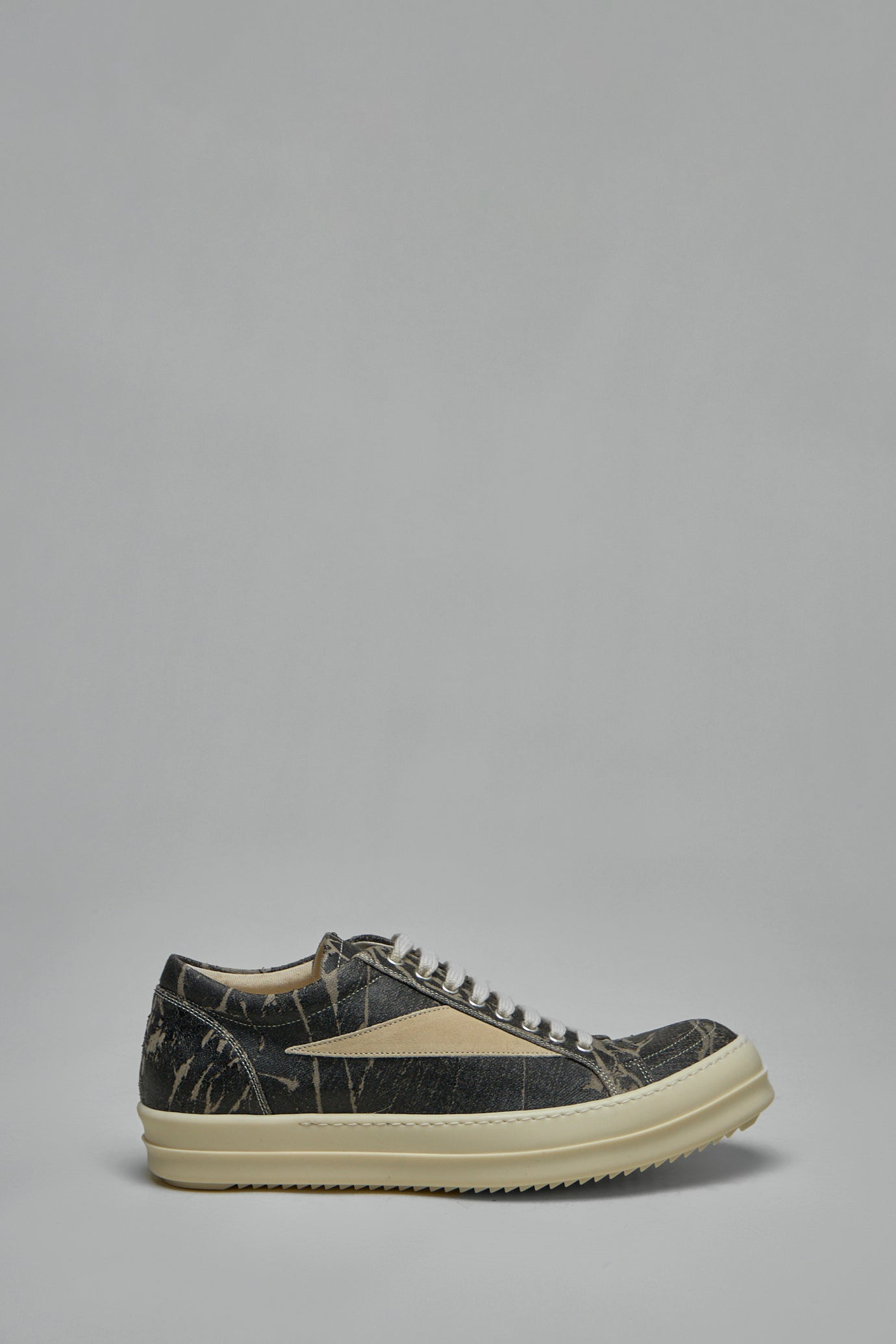 Denim Vintage Low Sneakers - 1