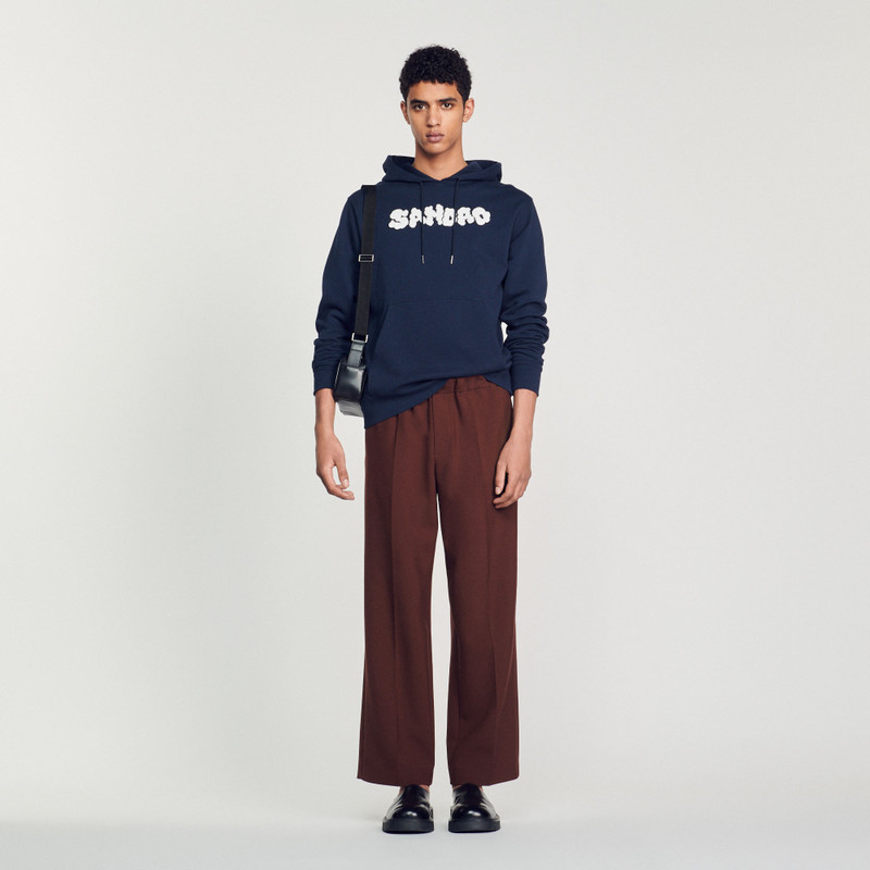 Sandro Embroidered Sandro hoodie outlook