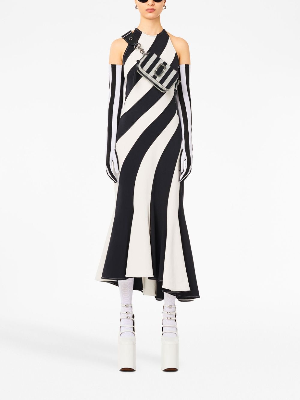 The Snapshot striped cross body bag - 3
