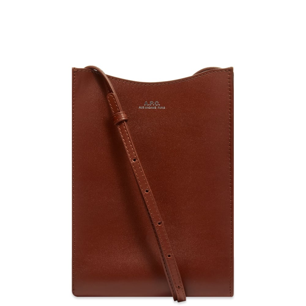 A.P.C. Jamie Leather Neck Pouch - 1