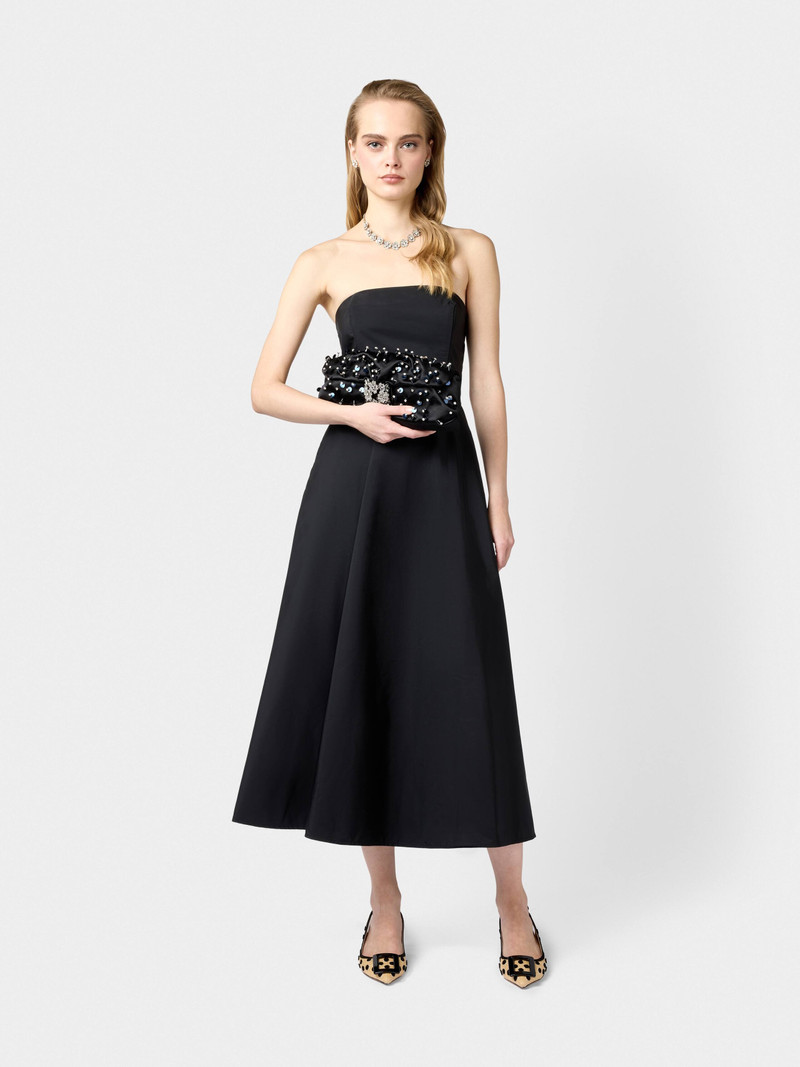 Efflorescence Clutch in satin 4