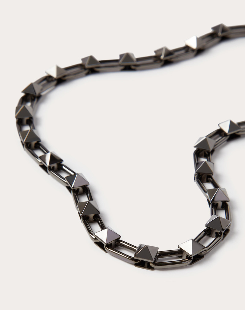 Valentino STUD CHAIN NECKLACE IN METAL outlook