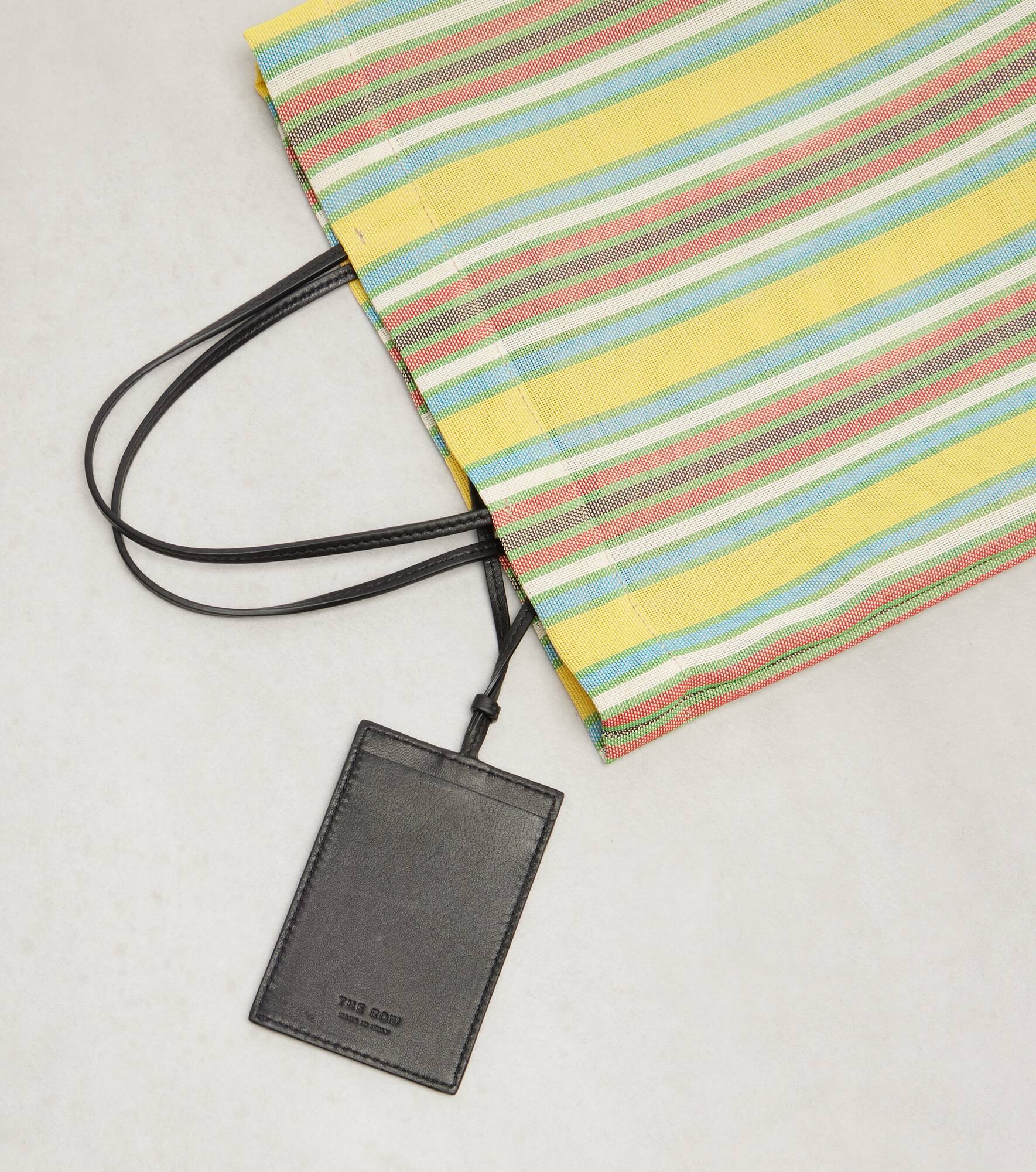 Barn Mini striped mesh tote bag - 6