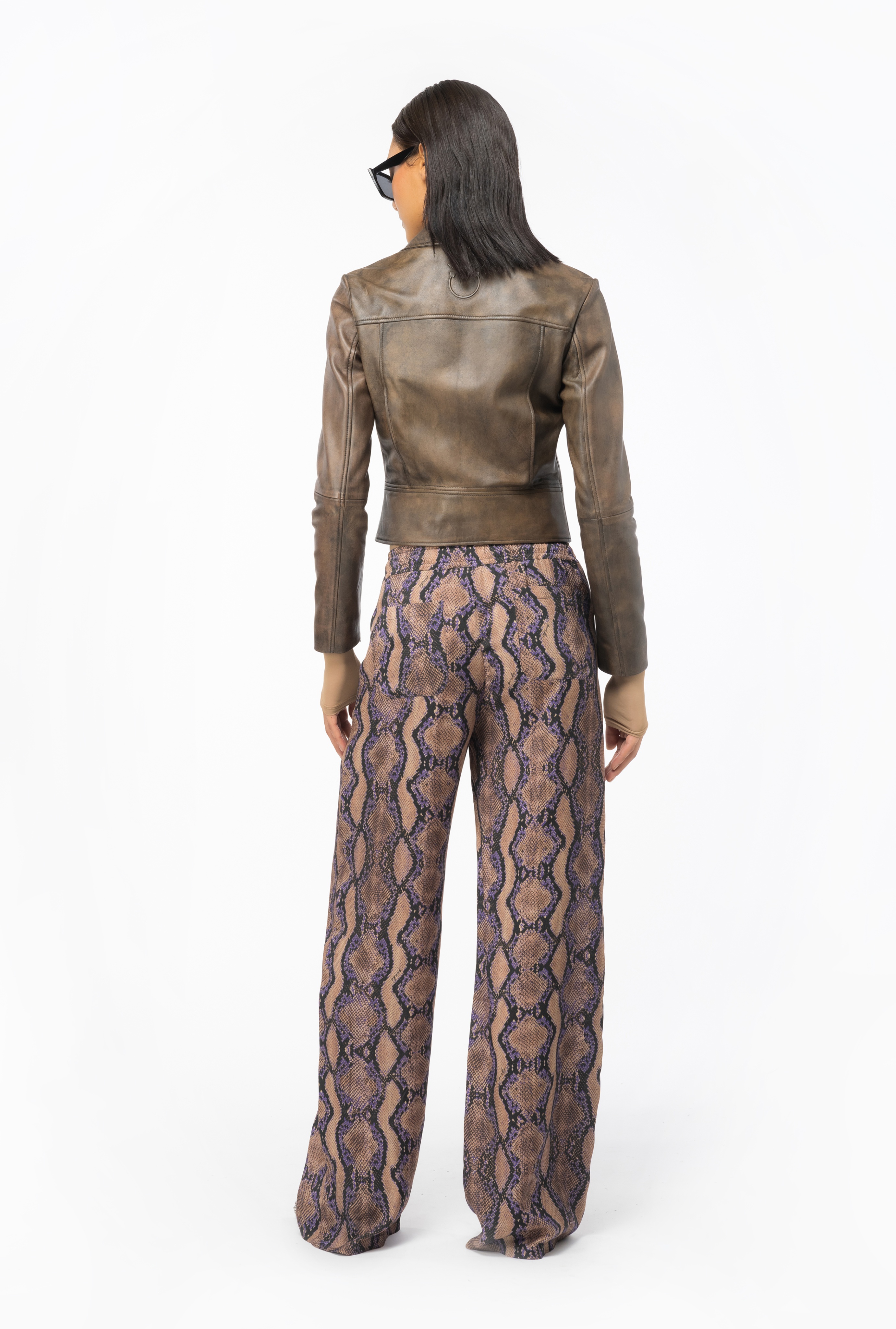 NAPPA LEATHER BIKER JACKET - 4