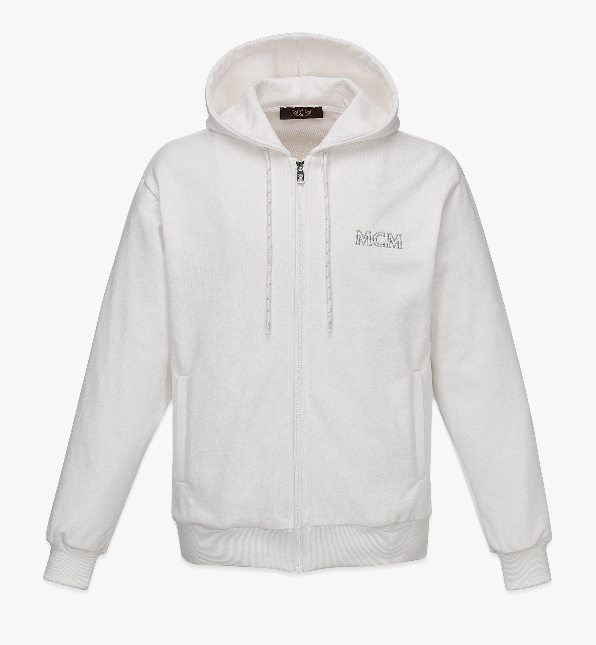 Men’s MCM Essentials Logo Zip Hoodie in Organic Cotton - 1