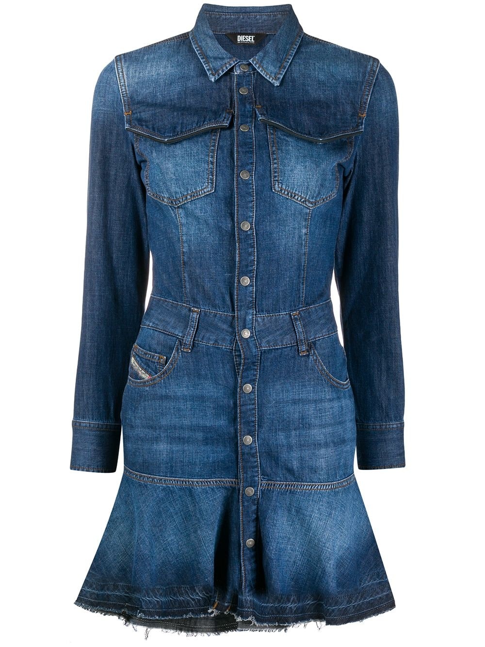 Joana denim mini dress - 1