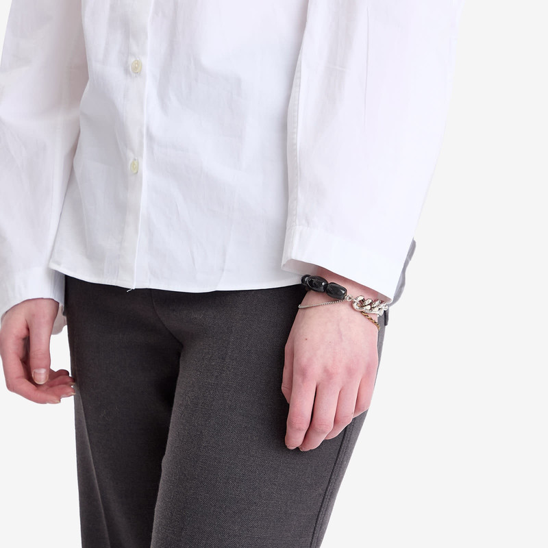 Dries Van Noten Dries Van Noten Onyx and Chain Bracelet outlook