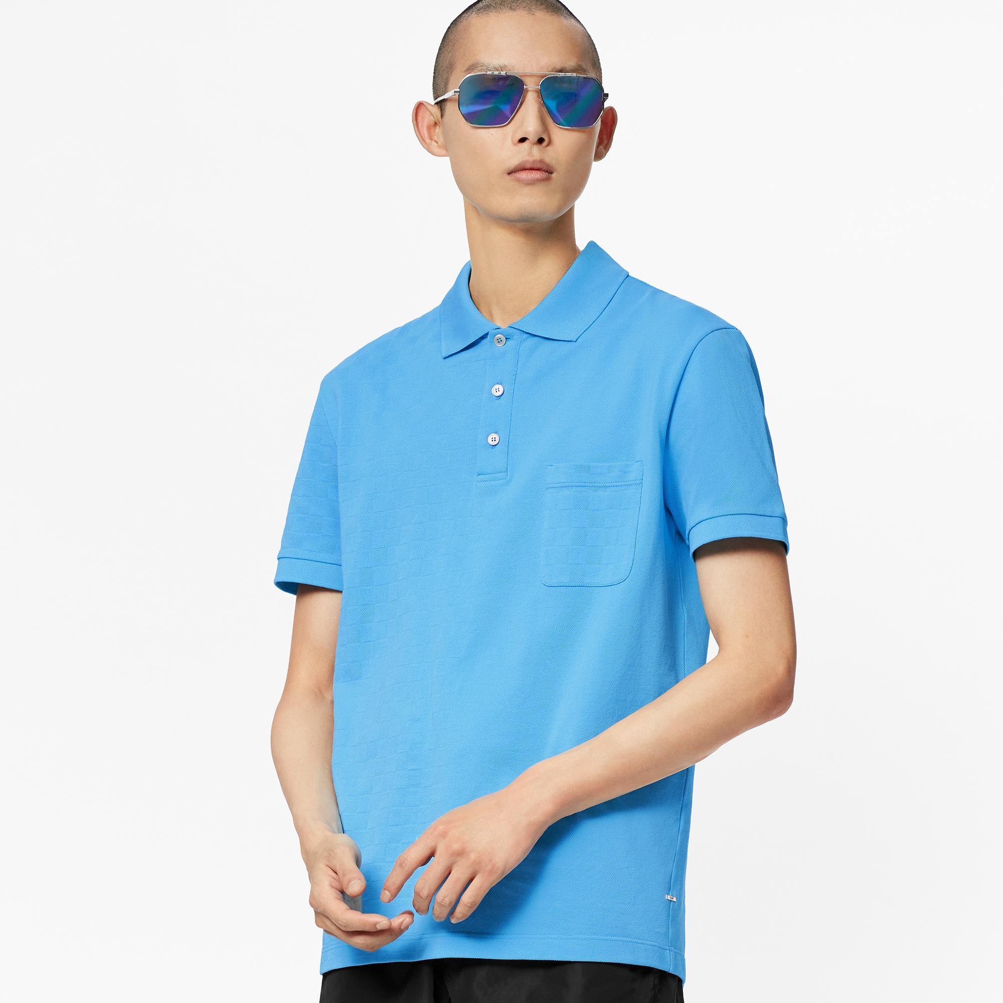 Half Damier Pocket Polo - 3