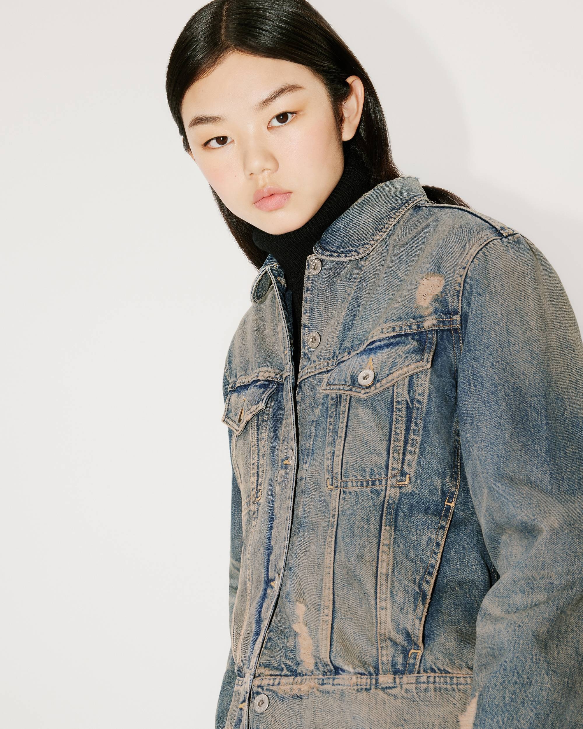 Denim trucker jacket - 6