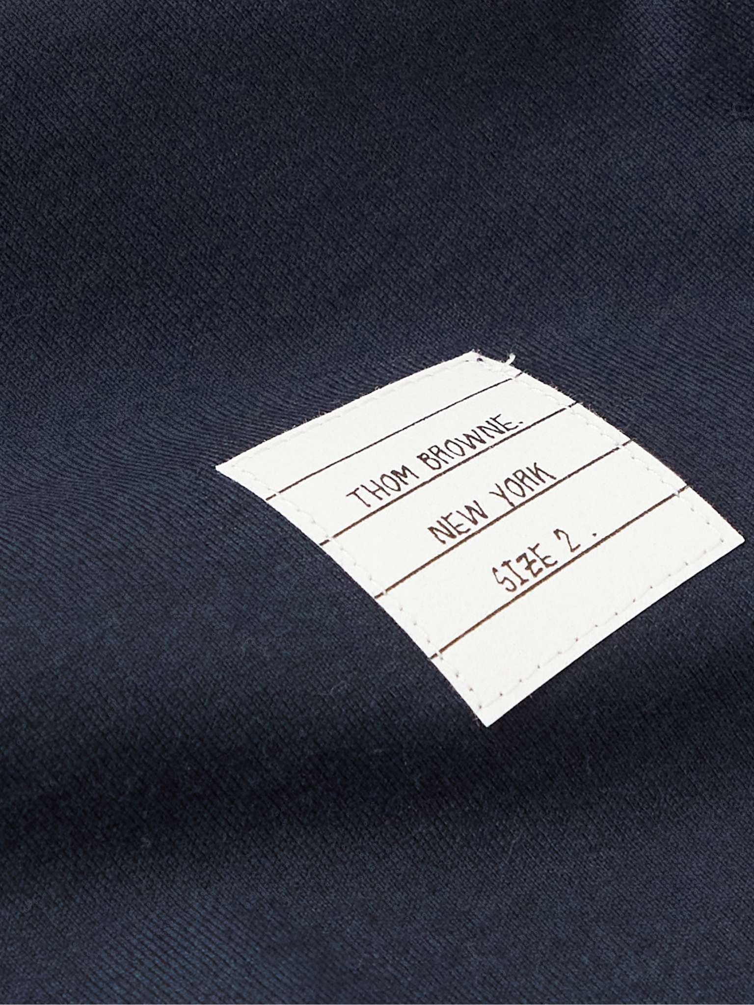 Slim-Fit Grosgrain-Trimmed Cotton-Jersey T-Shirt - 3