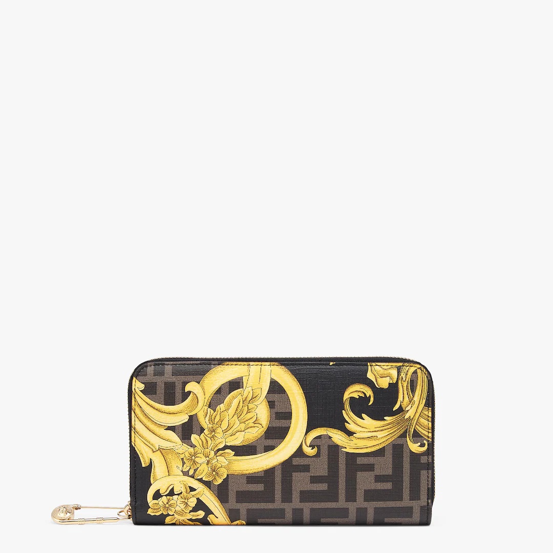 Fendace wallet in multicolor fabric - 1