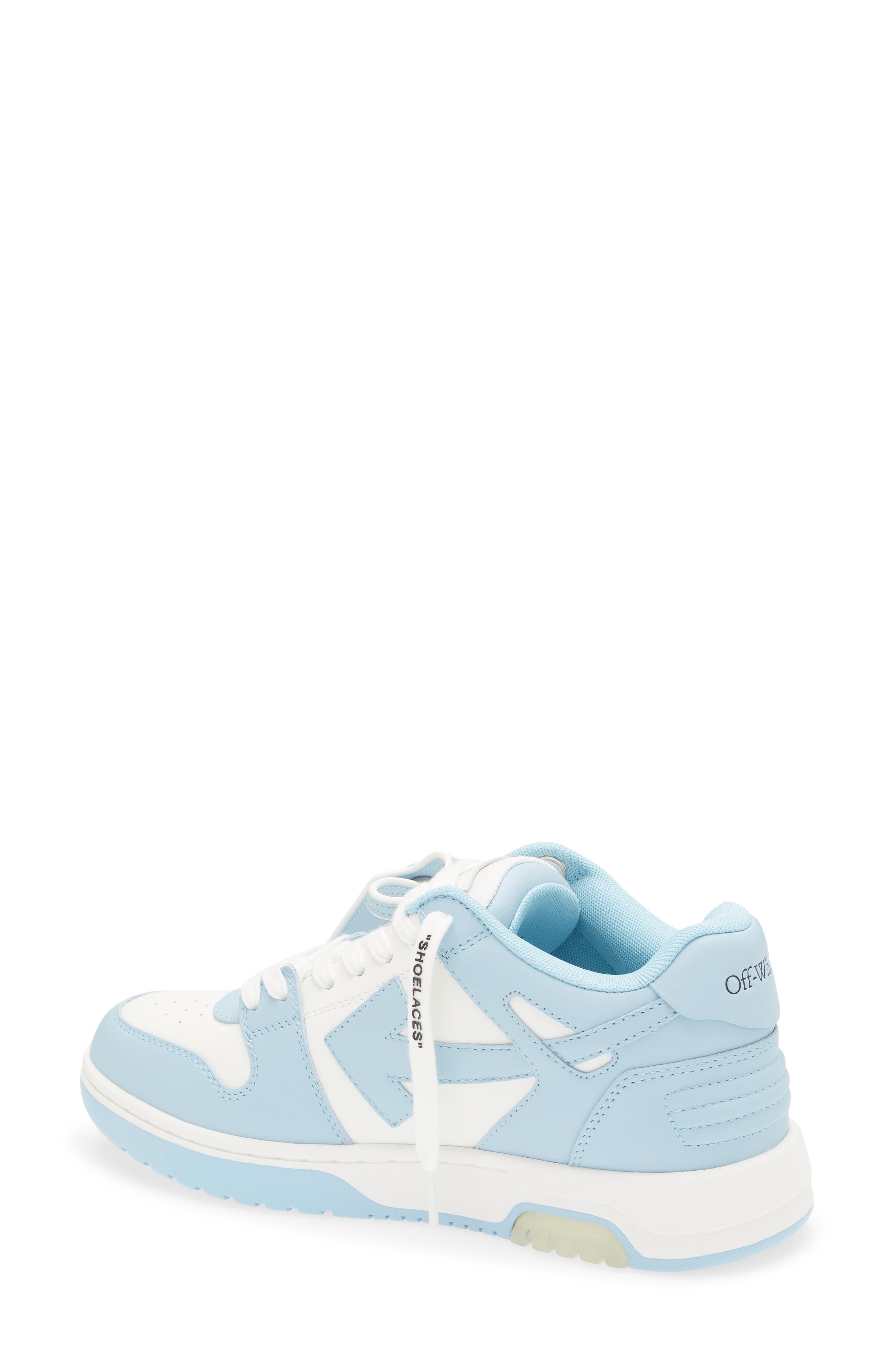 Off-White Out of Office Low Top Sneaker in White/Light Blue at Nordstrom - 2