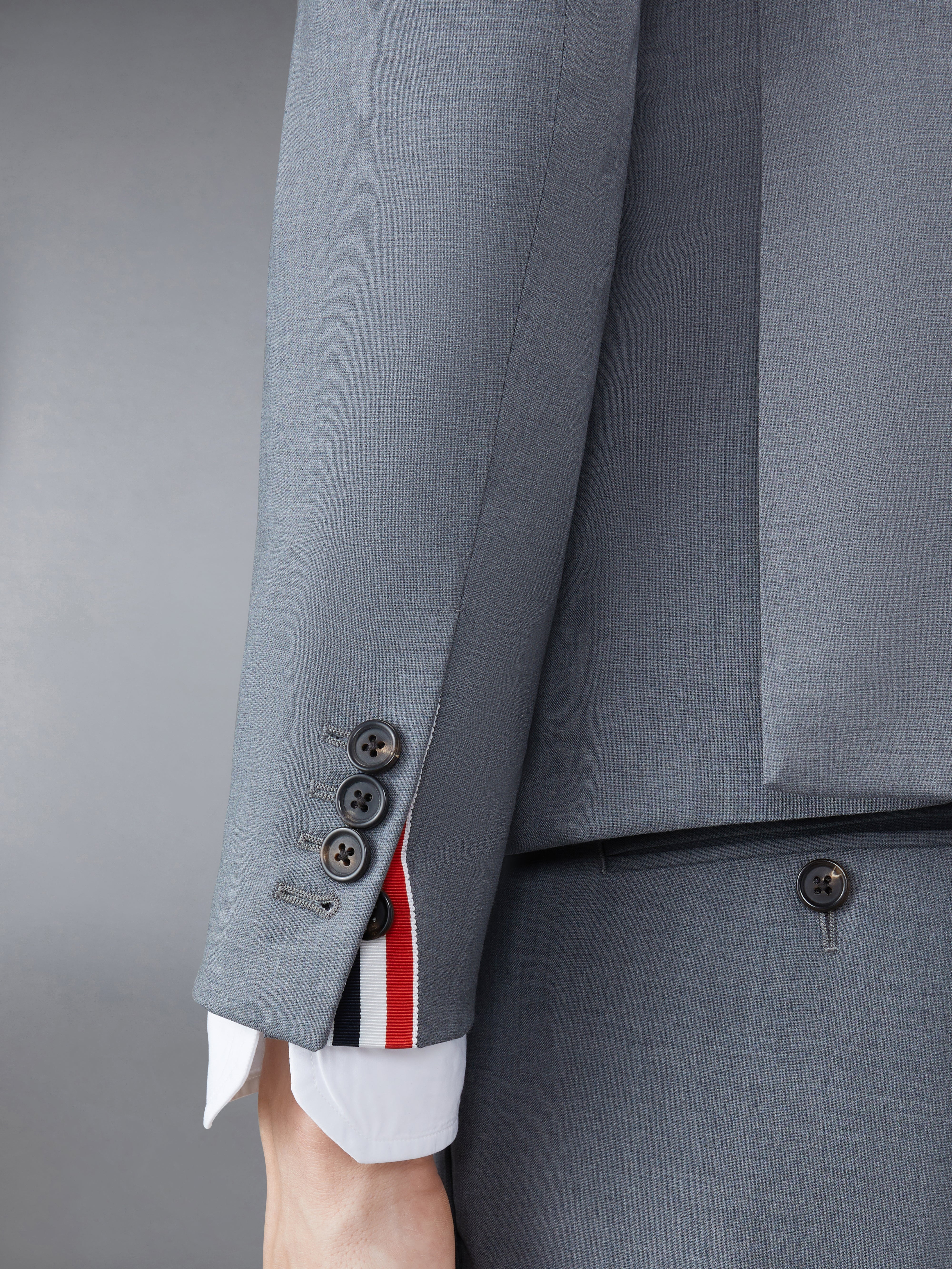 PLAIN WEAVE 4-BAR HIGH ARMHOLE SPORT COAT - 6