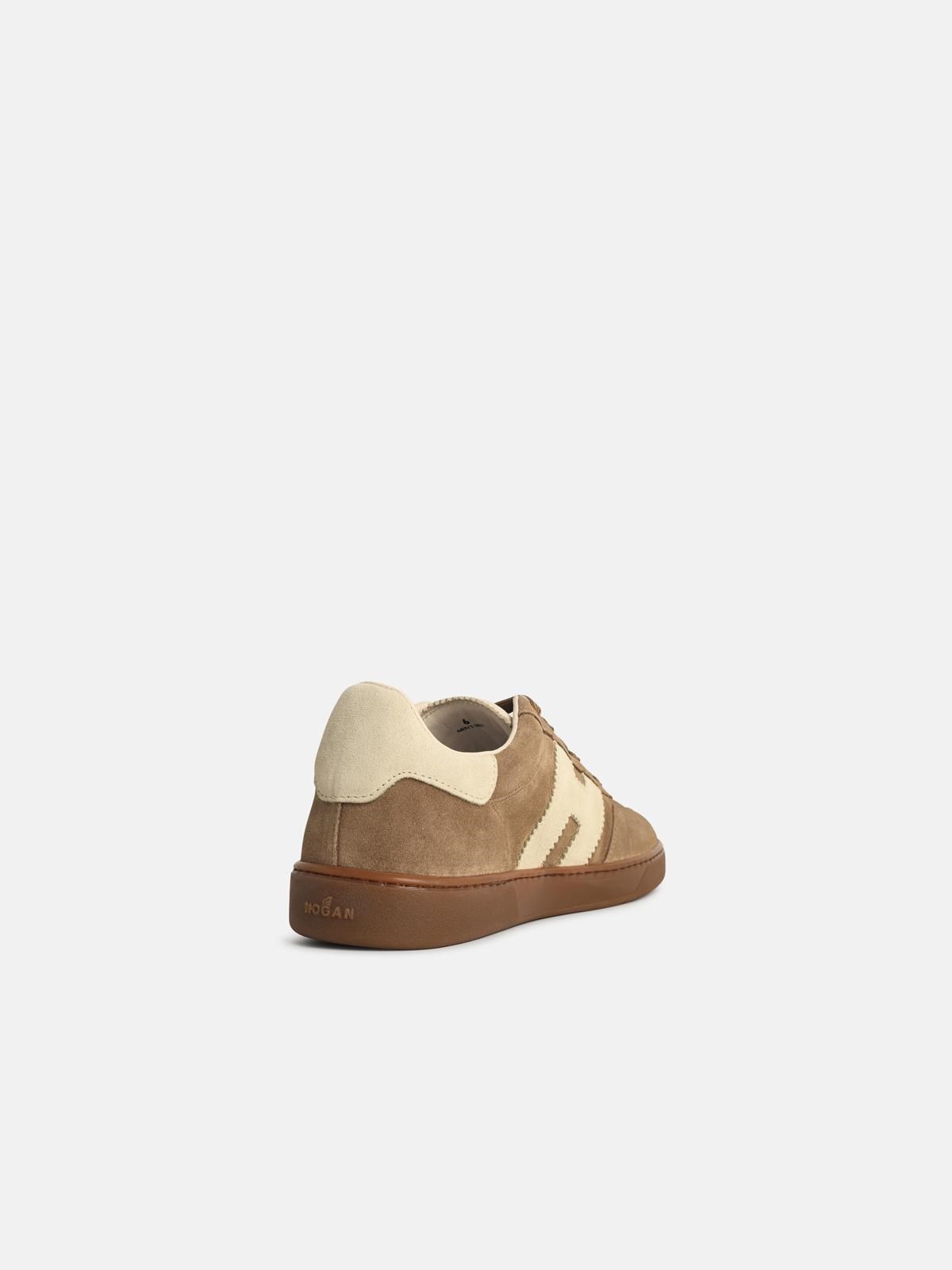 'COOL' BEIGE SUEDE SNEAKERS - 3