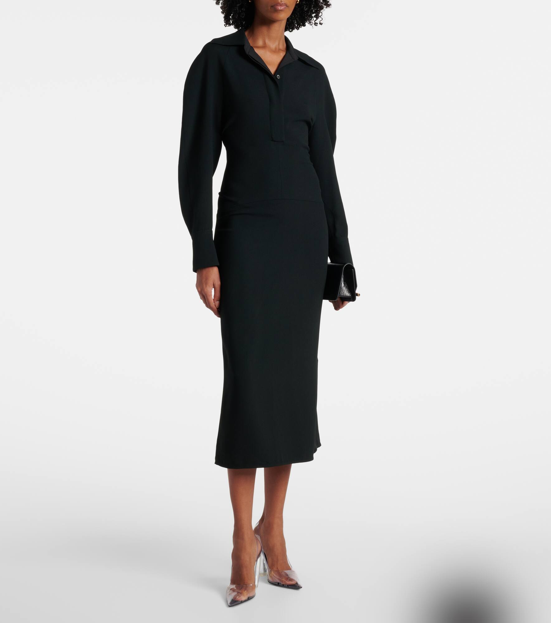 Gathered midi dress - 2