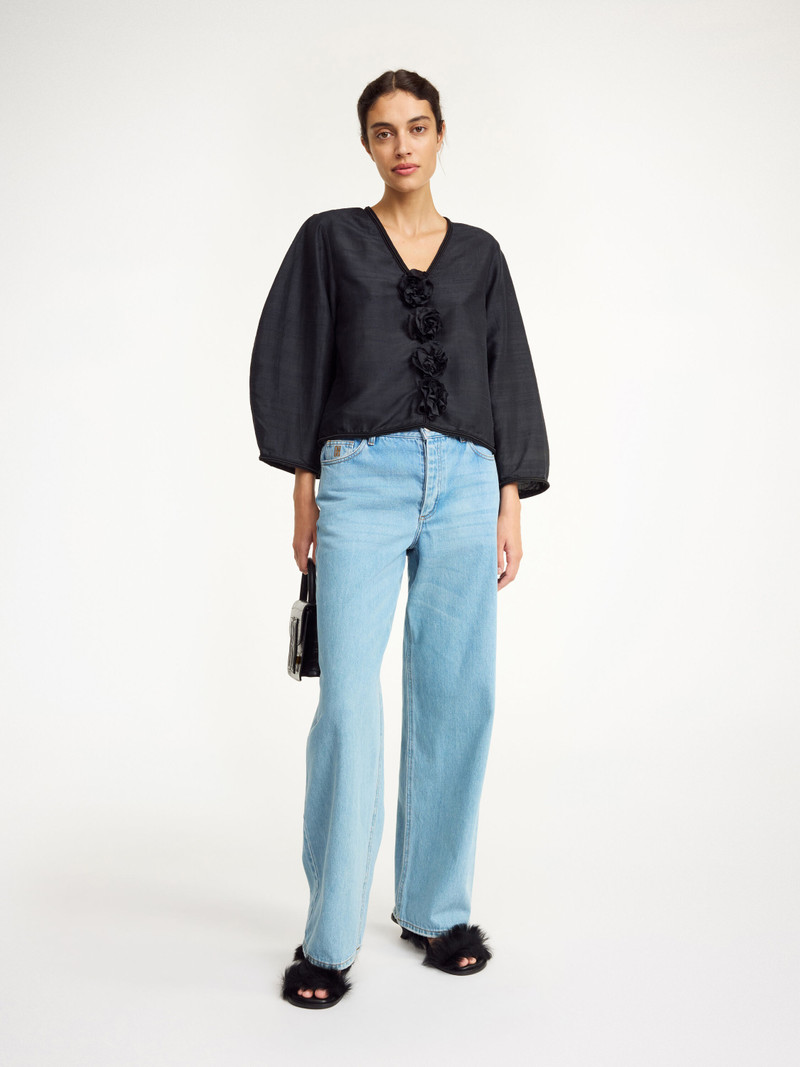 BY MALENE BIRGER Mineas silk top outlook