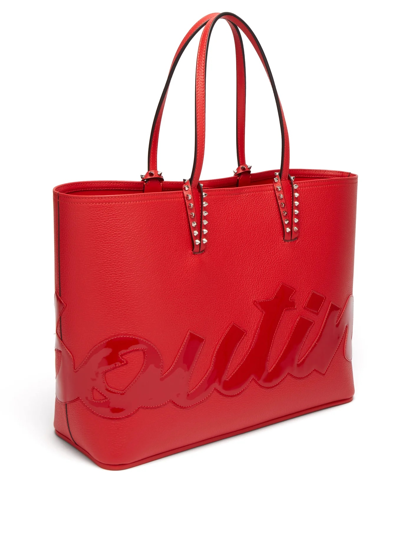 Cabata medium logo-appliqué leather tote bag - 4