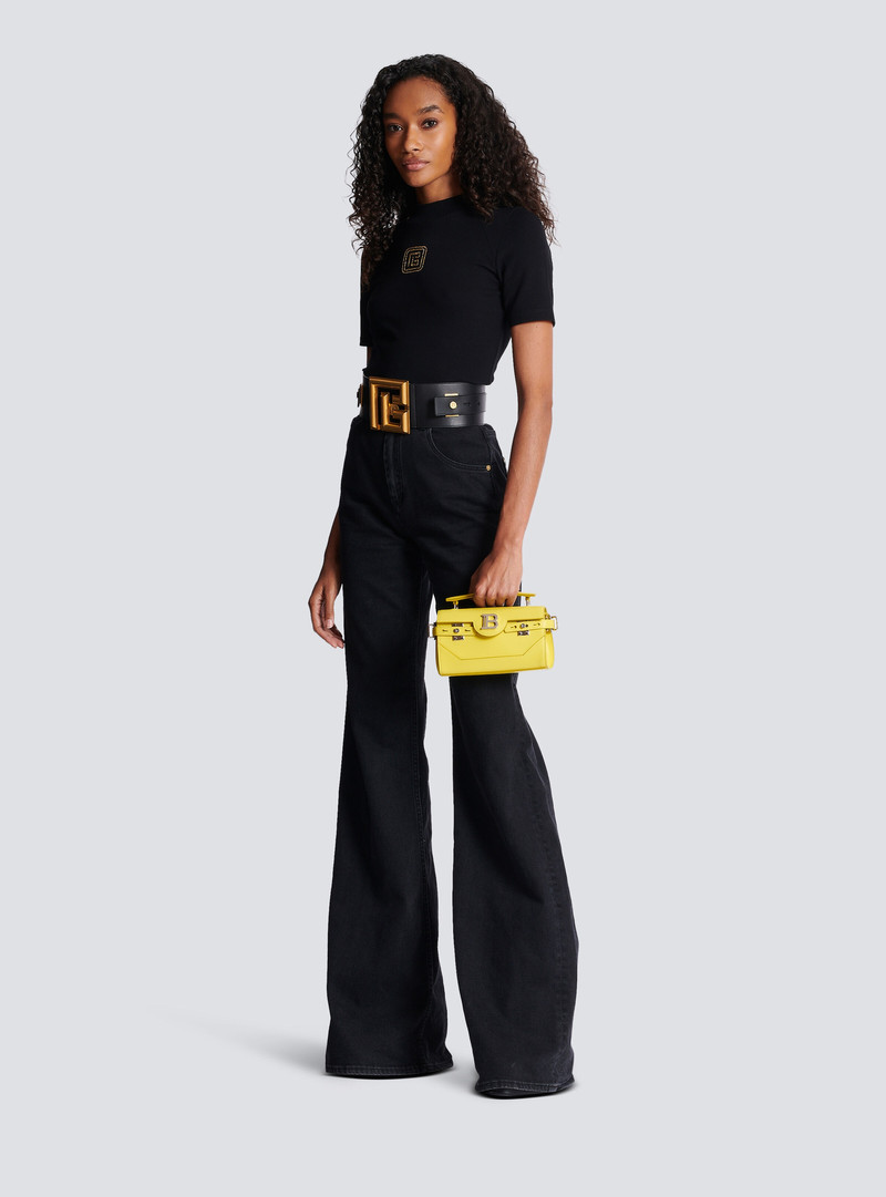 Balmain B-Buzz 19 leather bag outlook