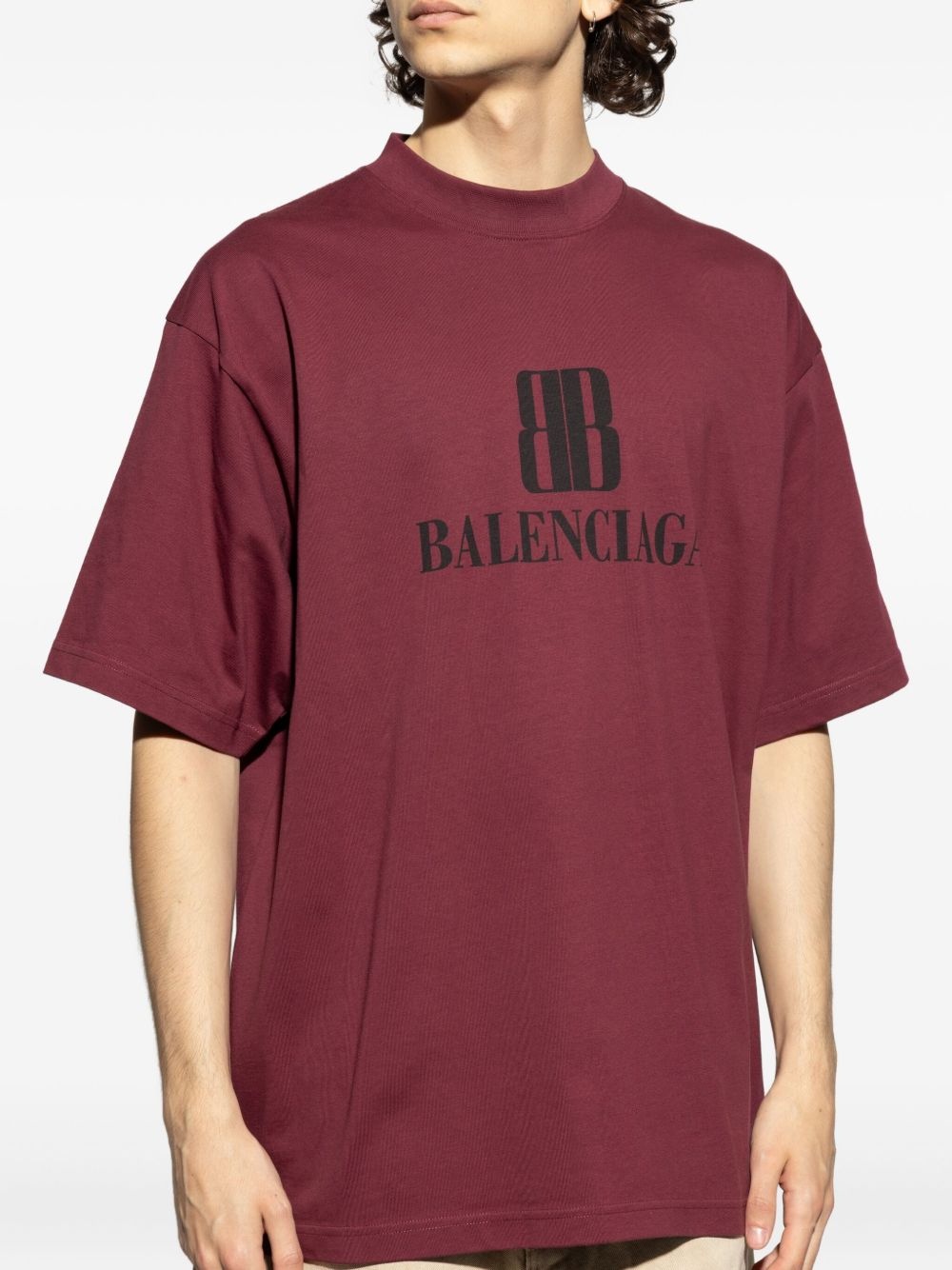 logo-print T-shirt - 3