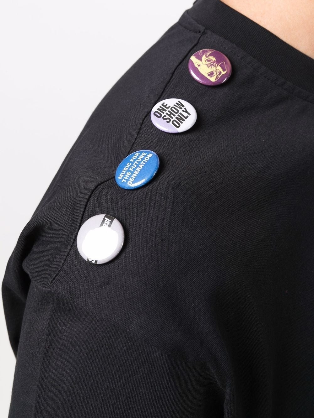 badge-detail short-sleeved T-shirt - 5