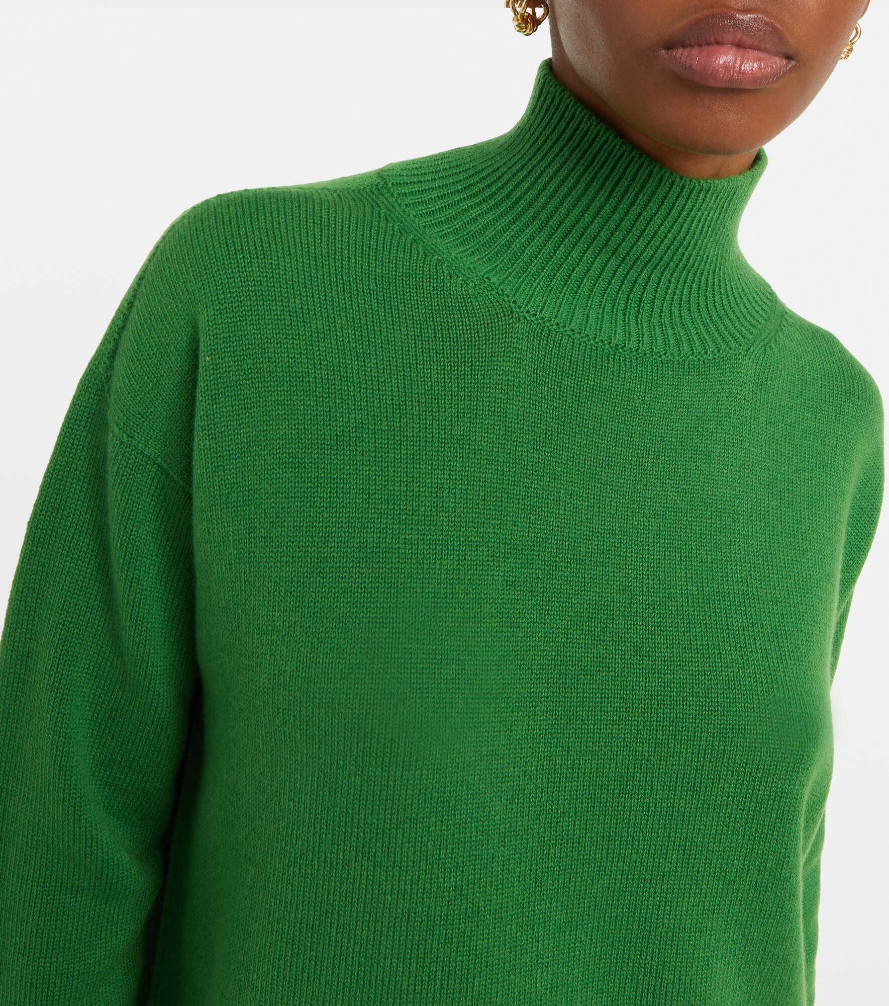 Marta wool and cashmere turtleneck sweater - 4