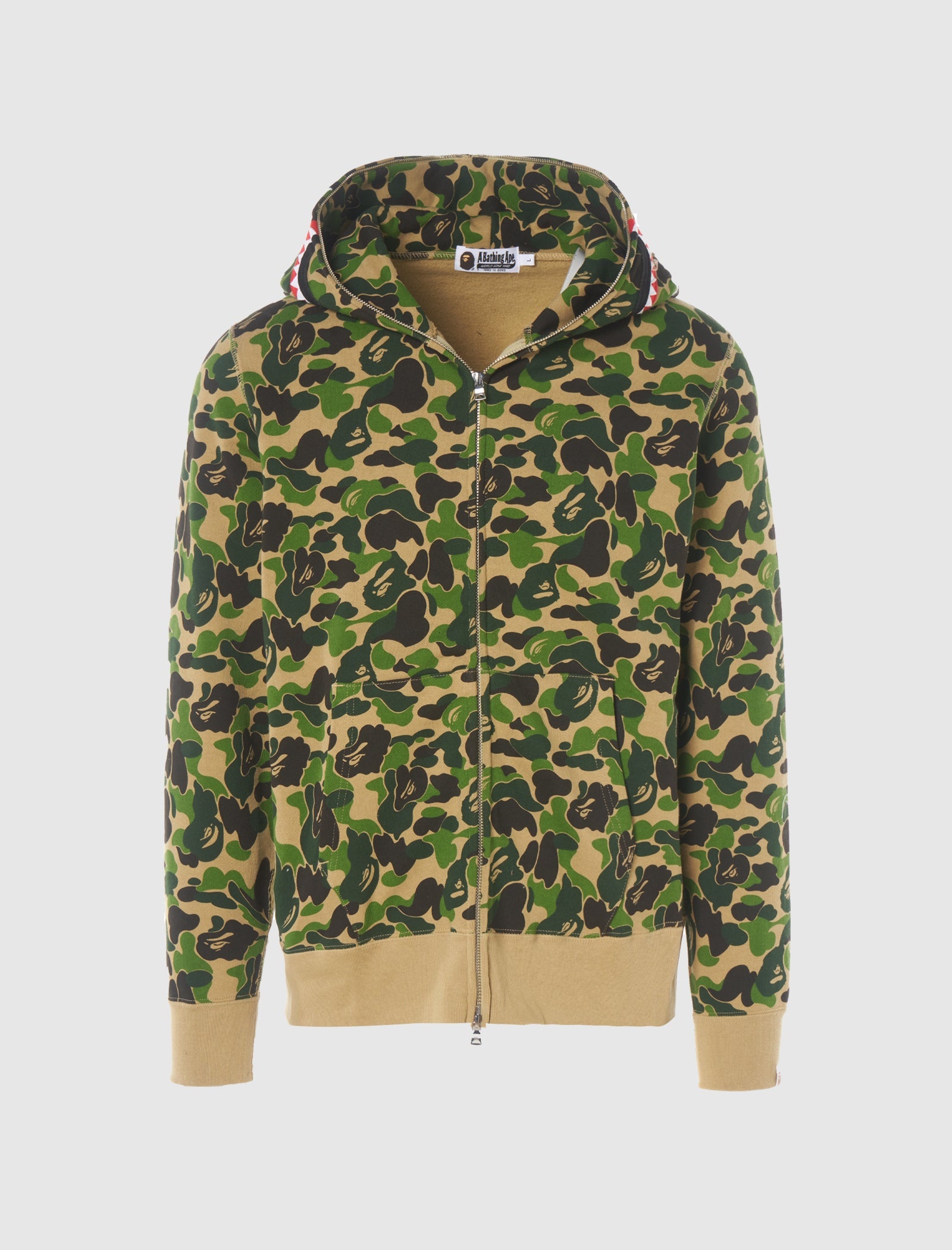 ABC CAMO SHARK FULL ZIP HOODIE - 1