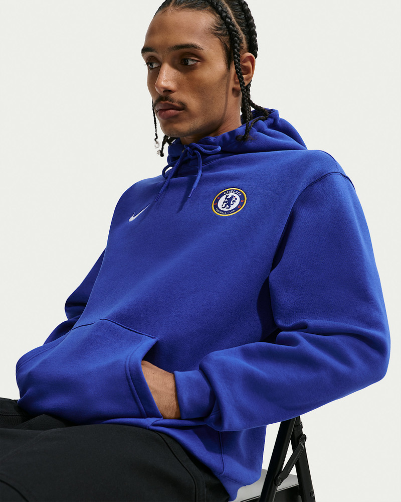 Chelsea FC Club Men's Nike Soccer Pullover Hoodie 3