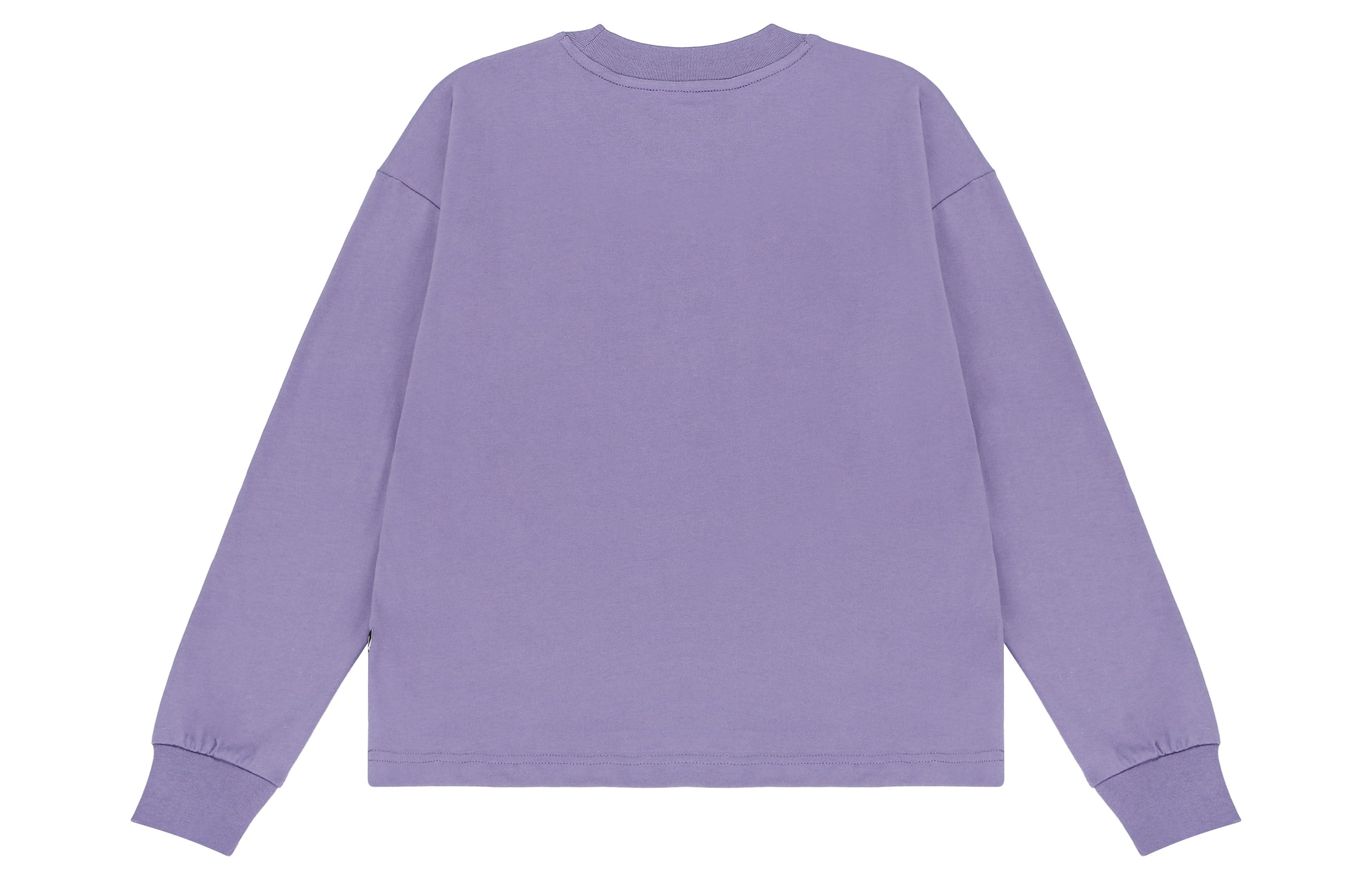 (WMNS) New Balance Logo Long Sleeve Sweatshirt 'Light Purple' WT23558-MCY - 2