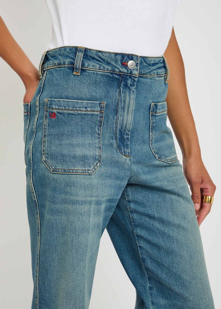 Victoria Beckham Alina Flared-leg Jeans - 5
