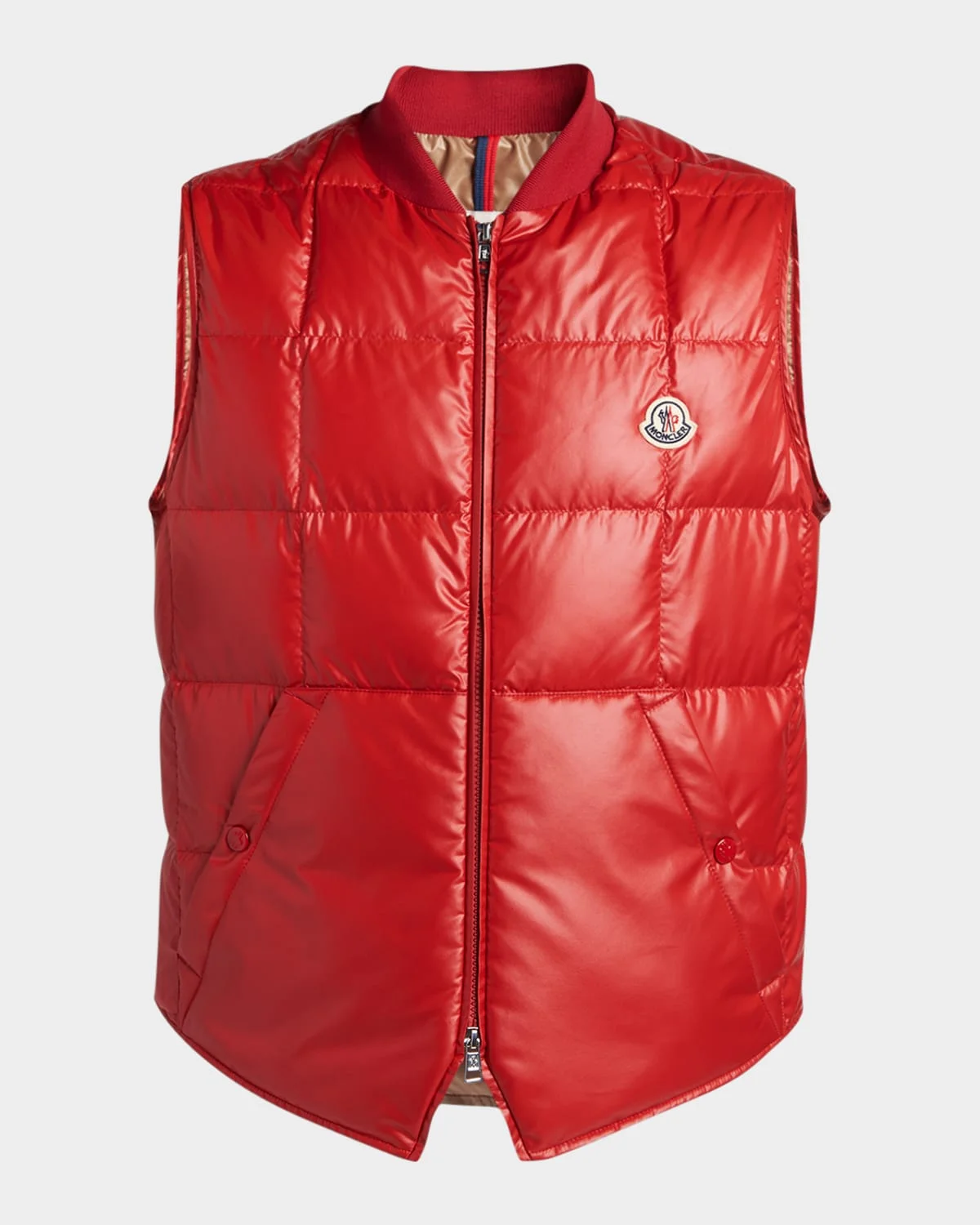 Men's Matte Polyester Quilted Vest - 1
